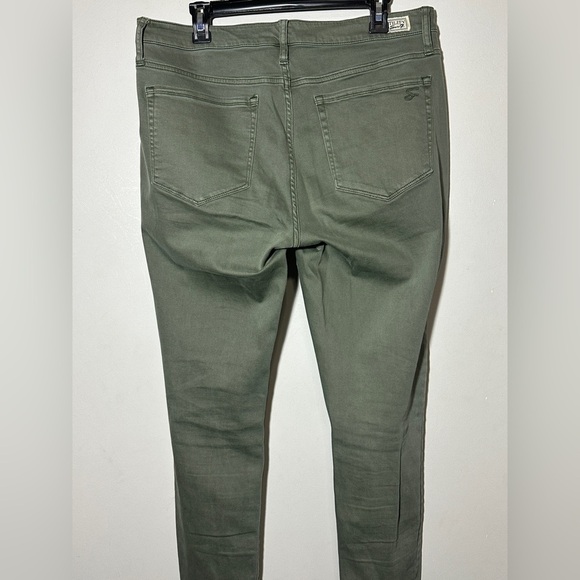 Seven 7 Green Utility Ankle Skinny Pants Size 12 - Picture 4 of 7
